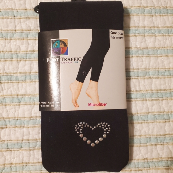 Footless tights/ leggings One Size - Picture 1 of 2